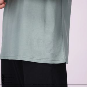 เสื้อยืดแขนสั้นคุณภาพสูง ผ้าฝ้ายเจอร์ซีย์ 100% เป็นมิตรกับสิ่งแวดล้อม ระบายอากาศได้ดี ขายส่ง ไซส์ใหญ่ ใส่ได้ทั้งชายและหญิง เหมาะสำหรับกิจกรรมกลางแจ้ง รับสกรีนโลโก้ - Product Image 4