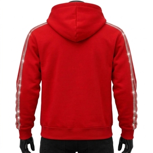 Tela de lana, corte holgado, costuras duraderas y estilo moderno. Sudadera con capucha con pedrería y hermosos detalles de cristal, suave y cálida. - Product Image 2