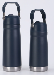 แก้วน้ำสแตนเลสสุญญากาศแบบมีหูหิ้ว ฝาปิดแบบพลิกได้ เก็บอุณหภูมิ - Product Image 5