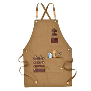 Nuevo Delantal de Cuero Premium con Bolsillos, Talla Grande, Color y Logotipo Personalizables, Servicio OEM, Precio al por Mayor, Gran Venta en Pakistán - Product Image 5