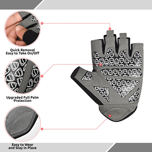 Gants de musculation personnalisés OEM pour hommes et femmes avec support de poignet, grip antidérapant, gants de sport respirants en gros - Product Image 2