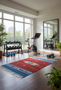 Tapis et chemins de table en coton pelucheux à motifs floraux faits à la main, design moderne, lavables et réversibles, logo personnalisé - Product Image 3