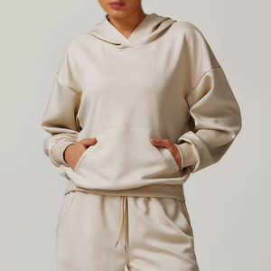Sudaderas con Capucha para Mujer, Ligeras y Cómodas, para Correr, Talla Pequeña, Forradas con Forro Polar Térmico, Transpirables, Ajustadas, para Adultos Activos, Suministro OEM - Product Image 4