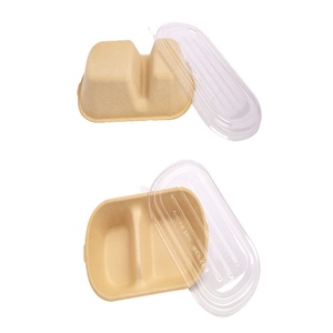 Food Packaging Eco-Friendly Anti Break Compostable Molded Pulp Tray Fresh food Tray From Vietnam Manufacturer Paper <b>Boxes</b> - Product Image 6