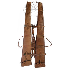 Étui de transport pour fusil de chasse en cuir durable, de qualité supérieure, résistant aux taches, pour le tir - Product Image 2