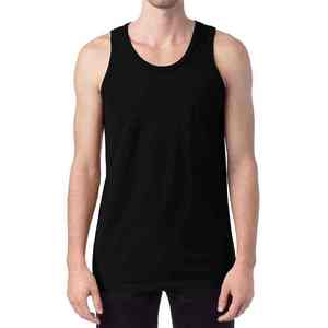 Best Selling Oem Service Design Men Breathable <b>Plus</b> <b>Size</b> Men's Tank <b>Tops</b> From Pakistan Gym Wear Tank <b>Top</b> Men Men's 100% Cotton - Product Image 5