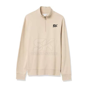 Sweat-shirts d'hiver pour hommes, couleur unie, fermeture éclair, sweat-shirts simples, vêtements de mode pour hommes - Product Image 6