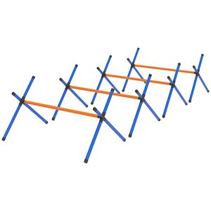 Set de 4 Piezas para Pista de Agilidad Canina con Altura Ajustable, Barras de Salto y Bolsa de Transporte para Entrenamiento de Obstáculos - Product Image 1