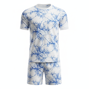 Maillot de football unisexe pour femmes avec short, ensemble d'entraînement élite deux pièces, kit de football, séchage rapide, vêtements de sport pour la gym, personnalisable OEM - Product Image 1