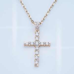 พร้อมส่งจากสหรัฐอเมริกา เครื่องประดับฮิปฮอปเงินแท้ 925 ประดับมอยส์ซาไนต์รูปกากบาทขนาด 6.0 มม. จี้ห้อยคอสำหรับงานปาร์ตี้ - Product Image 1