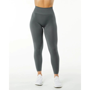 Womens Solid Athletic Workout Leggings High Stretch Spandex Polyester Gym Yoga <b>Pants</b> Breathable Full Length Activewear - Product Image 1