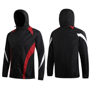 Chaqueta Cortavientos con Capucha para Hombre, Ligera, para Entrenamiento, con Diseño de Bloques de Color, Logotipo Personalizado, Ropa Deportiva al por Mayor - Product Image 5