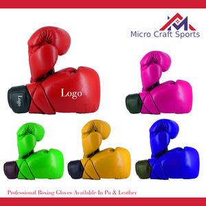 Guantes de Boxeo Profesionales Disponibles en PU y Cuero, Fabricante de Equipo y Guantes de Boxeo Personalizados, Sialkot, Pakistán - Product Image 2