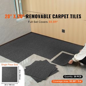 Piastrelle per Moquette Morbide e Imbottite 20"x 20" Riutilizzabili, Facile Installazione Fai-da-Te con Imbottitura Integrata per Camera da Letto - Product Image 2