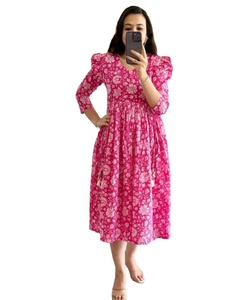 Pur coton dames Kurti chiffons traditionnels pour femmes vêtements de fête de haute qualité Kurtis avec paillettes nord-indien Kurti - Product Image 1