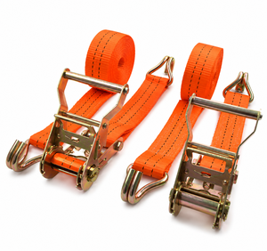 Correa de Amarre de Carga Personalizada de 1.5 Pulgadas con Ganchos Dobles en J, Cinta de Poliéster Resistente, Capacidad de Carga de Trabajo de 1500 kg - Product Image 1