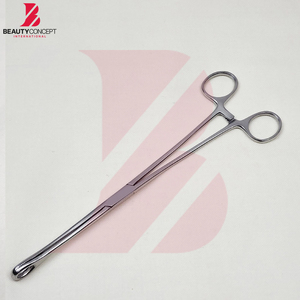 Professional Stainless Steel Body Piercing Clamps, Slotted Foerster Sponge Forceps for Tongue and Belly Piercing - Product Image 3