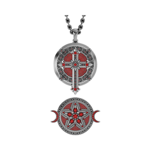 Gotik melek kolye Vintage kanatları anahtar kolye paslanmaz çelik haç Retro takı erkekler kadınlar için Punk tarzı takı hediye - Product Image 2