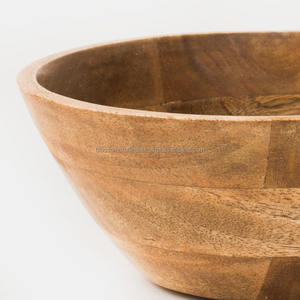 Tazón de Madera de Acacia de Alta Calidad, Hecho a Mano, Sostenible, Ecológico, Vajilla Decorativa para Servir, Calidad de Exportación - Product Image 5