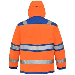 เสื้อแจ็คเก็ตทำงานแบบสะท้อนแสงกันน้ำสำหรับกลางแจ้ง OEM 2026 Hi Vis ป้องกันไฟฟ้าสถิตย์ สำหรับทุกเพศ  ความปลอดภัยบนท้องถนน  พร้อมโลโก้ที่ปรับแต่งได้ - Product Image 2