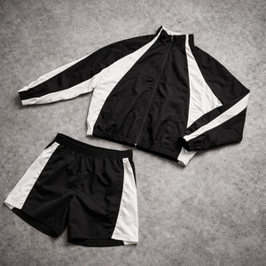 Conjunto de Ropa Deportiva Personalizada, Chaqueta Cortavientos y Pantalones Deportivos de Nailon, Conjunto de Chándal de Nailon con Cremallera Desmontable para Hombre - Product Image 6