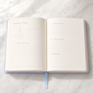 Carnet de bien-être LABON personnalisé à couverture rigide avec dégradé pastel pour la purification énergétique, la pleine conscience, la réflexion et la méditation - Product Image 3