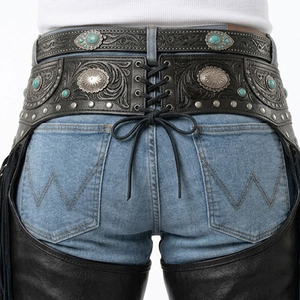 Pantalones de cuero de gamuza transpirables, de gran venta y precio asequible - Product Image 4