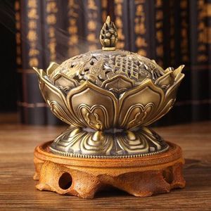 Decorative Carved Metal Incense <b>Burner</b> Holder For Spiritual Healing Meditation And Aromatherapy Fragrance Use - Product Image 1