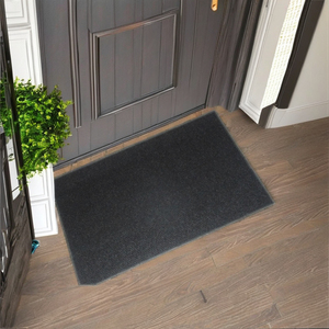 Wholesale <b>Custom</b> Classic Rubber Non-Slip Tufted Striped PVC-Coated Backing Thin Rectangle Carpet Mat for Home Outdoor Hotel Use - Product Image 4