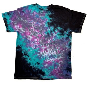 Camiseta Tie Dye en Espiral con Logotipo Personalizado, 100% Algodón, Estilo Urbano Holgado, Informal, Unisex, para Verano, Venta al Por Mayor - Product Image 4