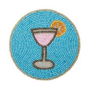 Porte-clés Fleur Perlée Fait Main en Perles de Verre, Breloque de Sac en Perles de Verre - Product Image 5