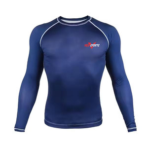 Camiseta de Protección Solar (Rash Guard) de Poliéster y Spandex, Transpirable y Elástica, Ideal para Entrenamiento - Product Image 1