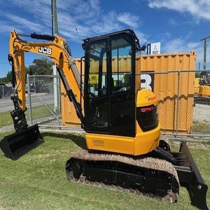 Mini-excavatrice sur chenilles hydraulique JCB 55Z 1, moteur diesel 47 Point 9 HP, poids en ordre de marche de 5 tonnes, machine compacte de terrassement puissante - Product Image 2