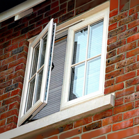 Ventanas y Puertas Abatibles de PVC UPVC con Doble Acristalamiento Low-e Estilo Europeo TRYBA
