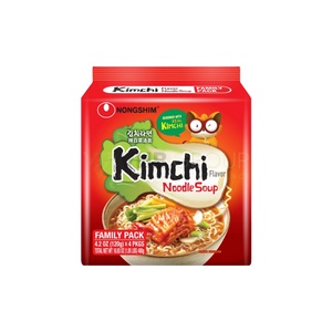 Fideos Instantáneos NONGSHIM KIMCHI RAMYUN, Paquete de 16 (4X4) - Product Image 1