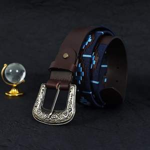 Customization Western Leather Belt Manufacturer OEM Export Supplier Custom Logo Bulk <b>Production</b> Best Price - Product Image 5