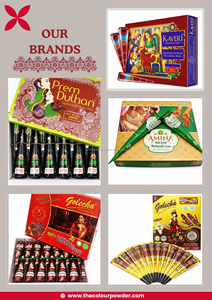 Rich Cherry Colour <b>Henna</b> <b>Cones</b> Instant Colour | Natural <b>Henna</b> Based Biodegradable Formula | Skin-Friendly Temporary Body Art - Product Image 5