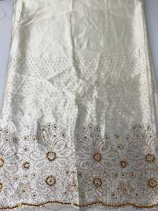 COLECCIÓN A.K.TRENDY, Vestido de Novia Somalí Dirac Gougra, Satén 100% Seda, Tejido Ligero de 60GSM, Tela Ecológica con Estampado Floral - Product Image 4