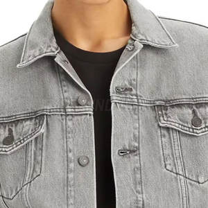 Chaqueta de Mezclilla para Hombre, Informal, para Uso en Exteriores, con Diseño Personalizado y Fabricación Profesional, Corte Ajustado - Product Image 4