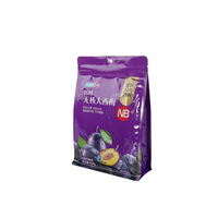 Direct van de fabriek: op maat bedrukte voedselverpakkingen met logo, hersluitbare ritssluiting, staande pouch voor gedroogd fruit, pruimen, pruimen, snacks