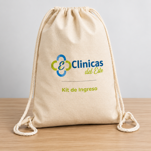 Sac à dos en coton avec cordon de serrage, 140 GSM, coton naturel, 33 x 40 cm, logo personnalisé, unisexe, sport, gym, école, promotionnel, vente en gros, OEM - Product Image 5