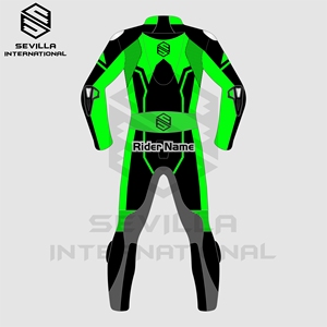 Combinaison de course en cuir pour moto, design personnalisé, tableau de tailles sur mesure, cuir de kangourou de qualité supérieure, impression de logo personnalisée, été - Product Image 5