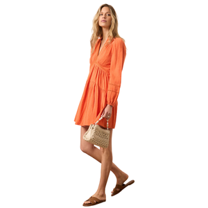 Vestido Mini Estampado para Mujer con Volantes en el Bajo, Vestido de Verano - Product Image 1
