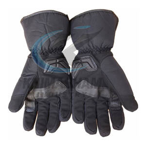 Gants de moto en cuir personnalisés avec logo de marque privée - Doigts entiers, respirants, antidérapants, pour usage extérieur - Product Image 3