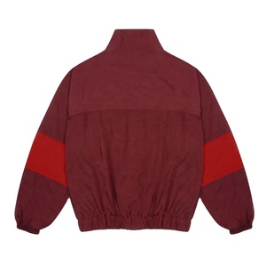 Veste coupe-vent pour homme de haute qualité, nouvelle conception, blocs de couleur, fermeture éclair, vente en gros, respirante, poignets élastiques, veste en nylon - Product Image 2