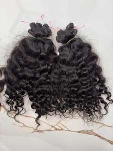 Extensiones de Cabello Natural Indio Virgen de Templo, 100% Sin Procesar, Trama Natural, Bajo MOQ, Venta al Por Mayor - Product Image 4