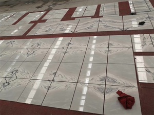 White Natural Marble Slab <b>Grey</b> Veined Marble Stone Surface Material for <b>Interior</b> Wall <b>Cladding</b> Flooring Countertop Use - Product Image 6