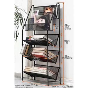 Metal Mesh Book Rack - Product Image 5