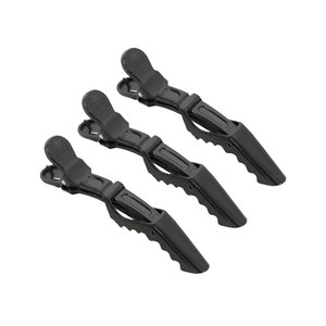Pinzas de Plástico para el Cabello al por Mayor, Precio Económico FOB, Accesorios de Peluquería de Alta Calidad, Pinzas de Cocodrilo, 6 Piezas - Product Image 6