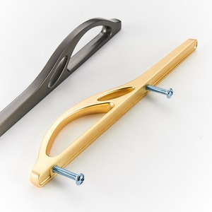 Tirador de latón de diseño para gabinetes, herrajes duraderos para muebles de cocina, cajones y puertas, opción personalizable - Product Image 4